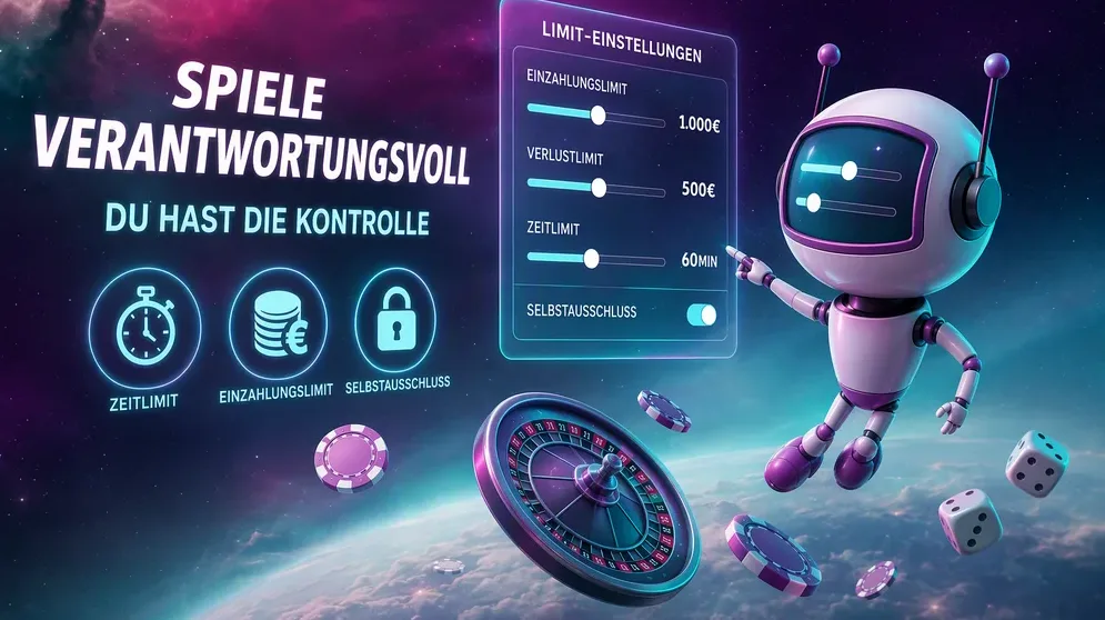 Spieler stellt Einzahlungs- und Verlustlimits im Casino-Konto ein